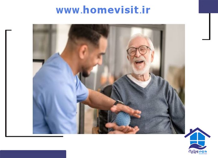 کار درمانی دست با اشیاء کوچیک