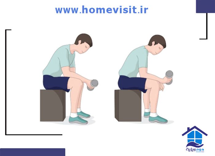  تمرینات مقاومتی با کش و دمبل سبک